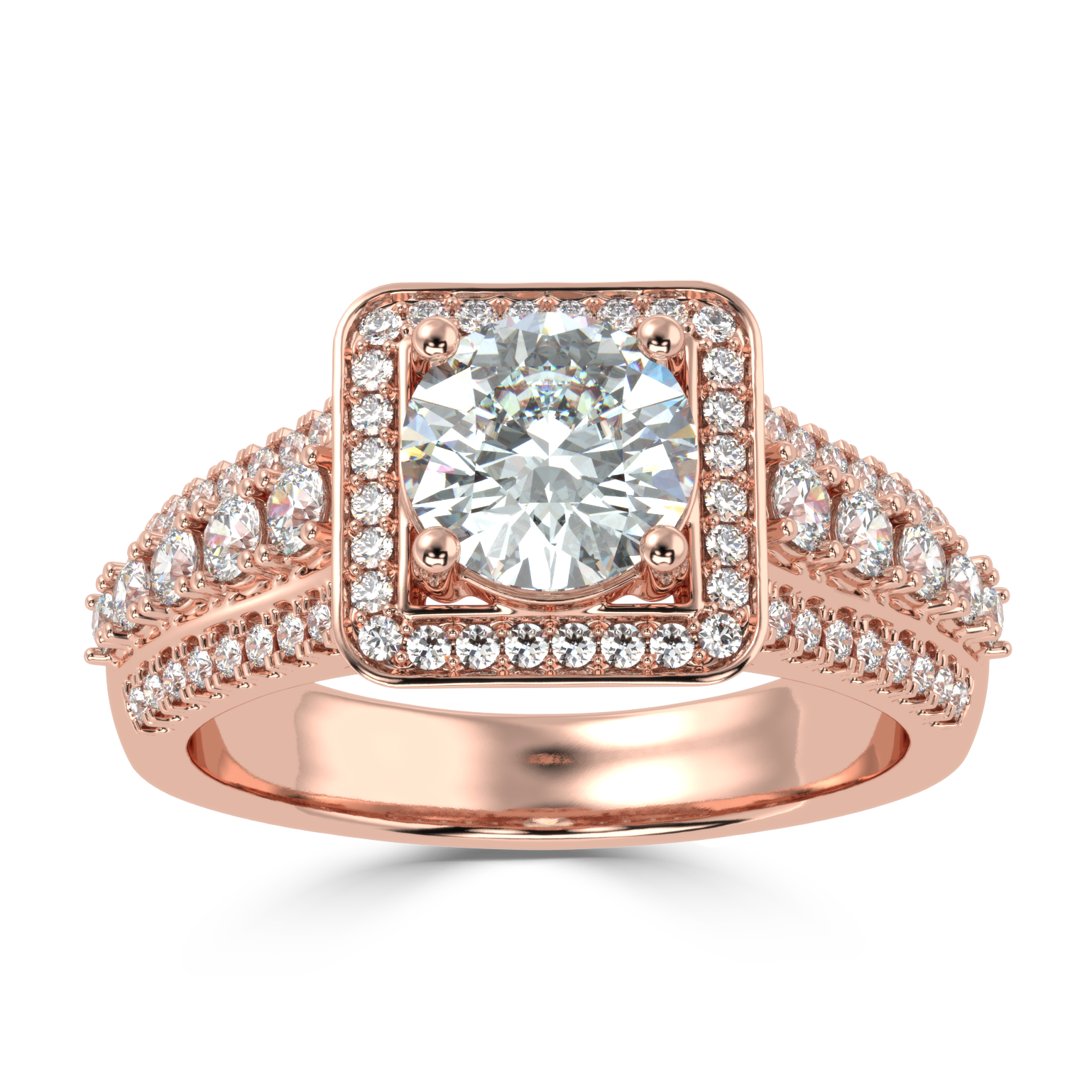 Buy 1.74Ct H VS1 Natural Diamond Ring | SolitaireKart